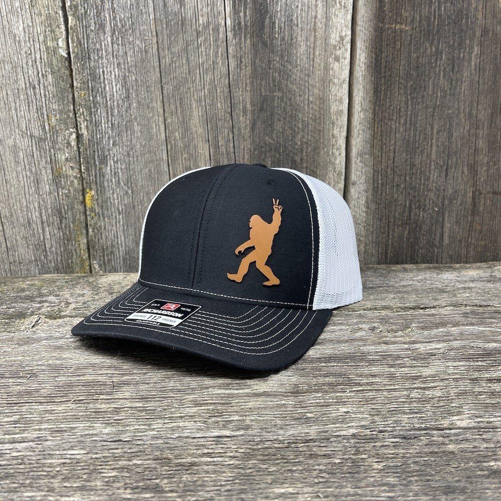 Pheasant Hunters Chestnut Leather Patch Hat - Richardson 112| Hells Canyon Designs Solid Black