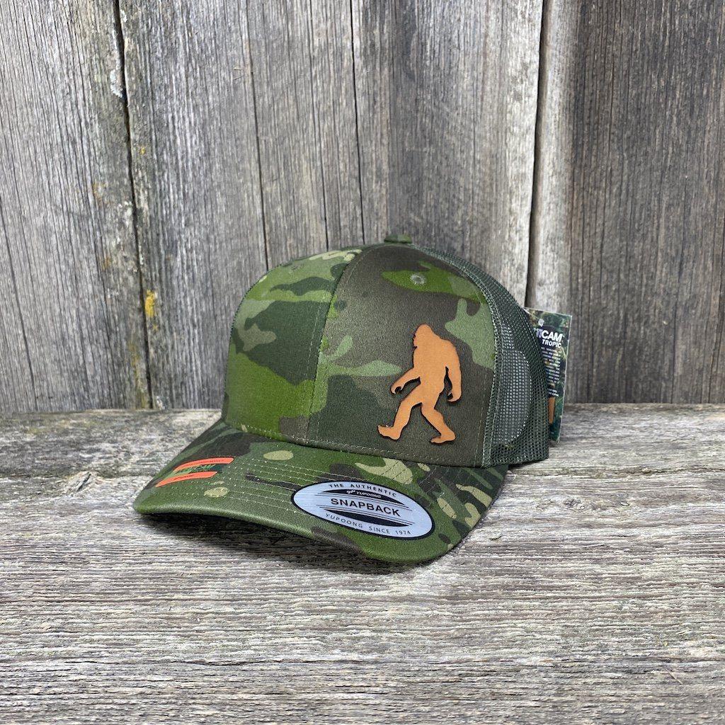 Legacy Fishing Hats Green Sasquatch Leather Patch